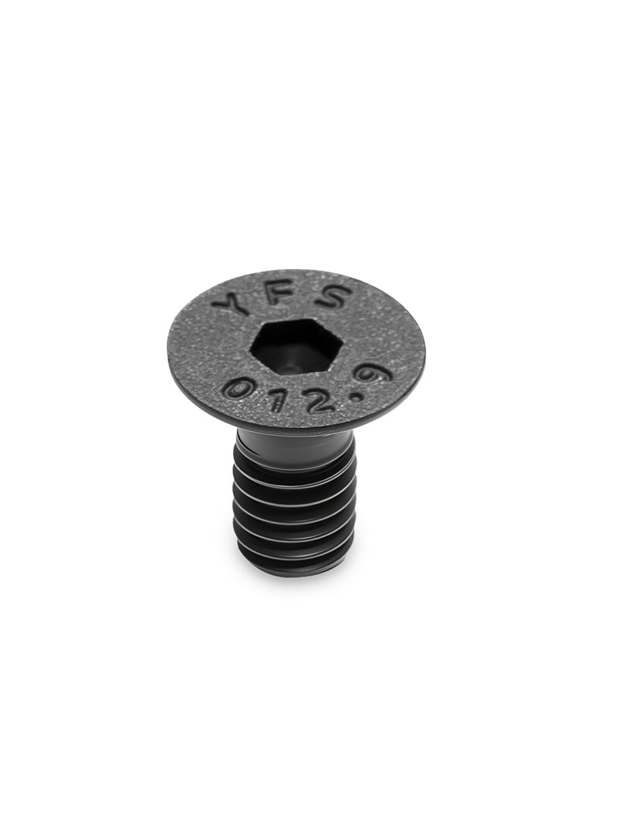 PATIKIL M4 flat head socket cap screw for custom sheath hardware assembly with black oxide finish.