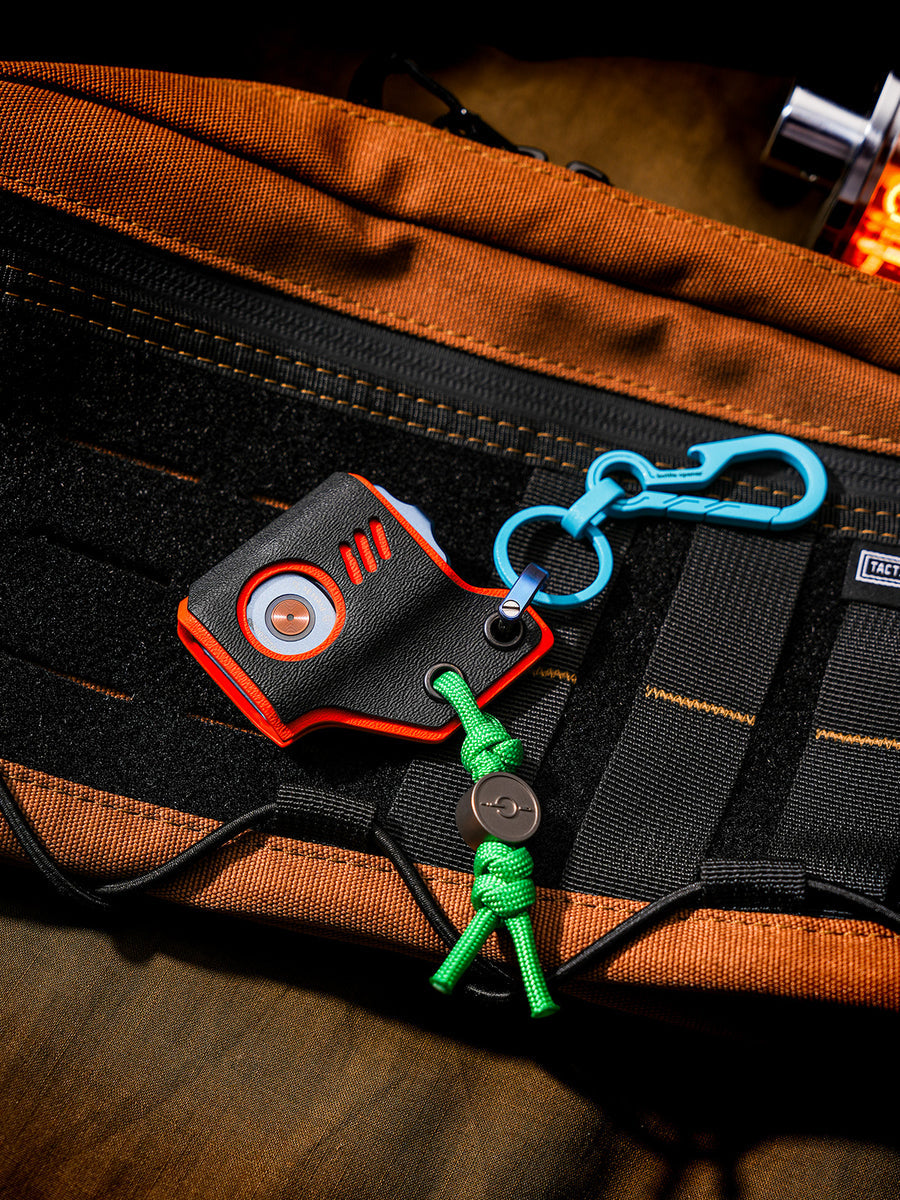 TACTICALGEEK Fenix E03R V2.0 Kydex Sheath with Lanyard and EDC Bag Carry