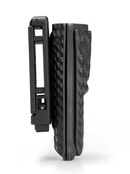 TG TX5 EDC flashlight holster featuring adjustable back belt clip for convenient carry