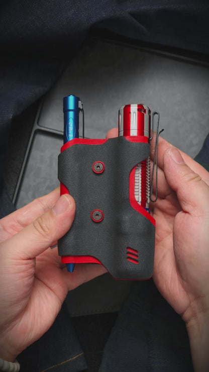 Dual-Slot Sheath for Olight Warrior 3S andO'Pen2