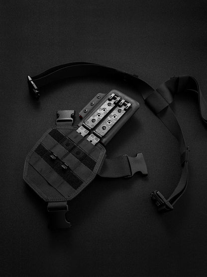 TACTICALGEEK Chest-Front Phone Sheath Rear Mounting System and Chest Harness