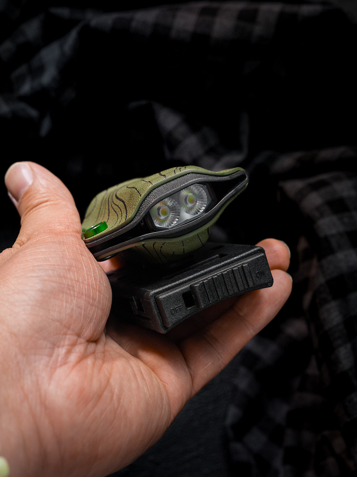 TACTICALGEEK Olive Green Kydex EDC Sheath – Top Opening and Quick Access Design
