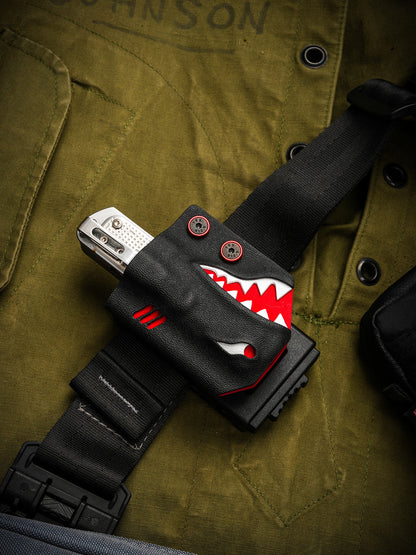 TACTICALGEEK Shark Kydex Multi-Tool Sheath – Tactical EDC Carry Setup
