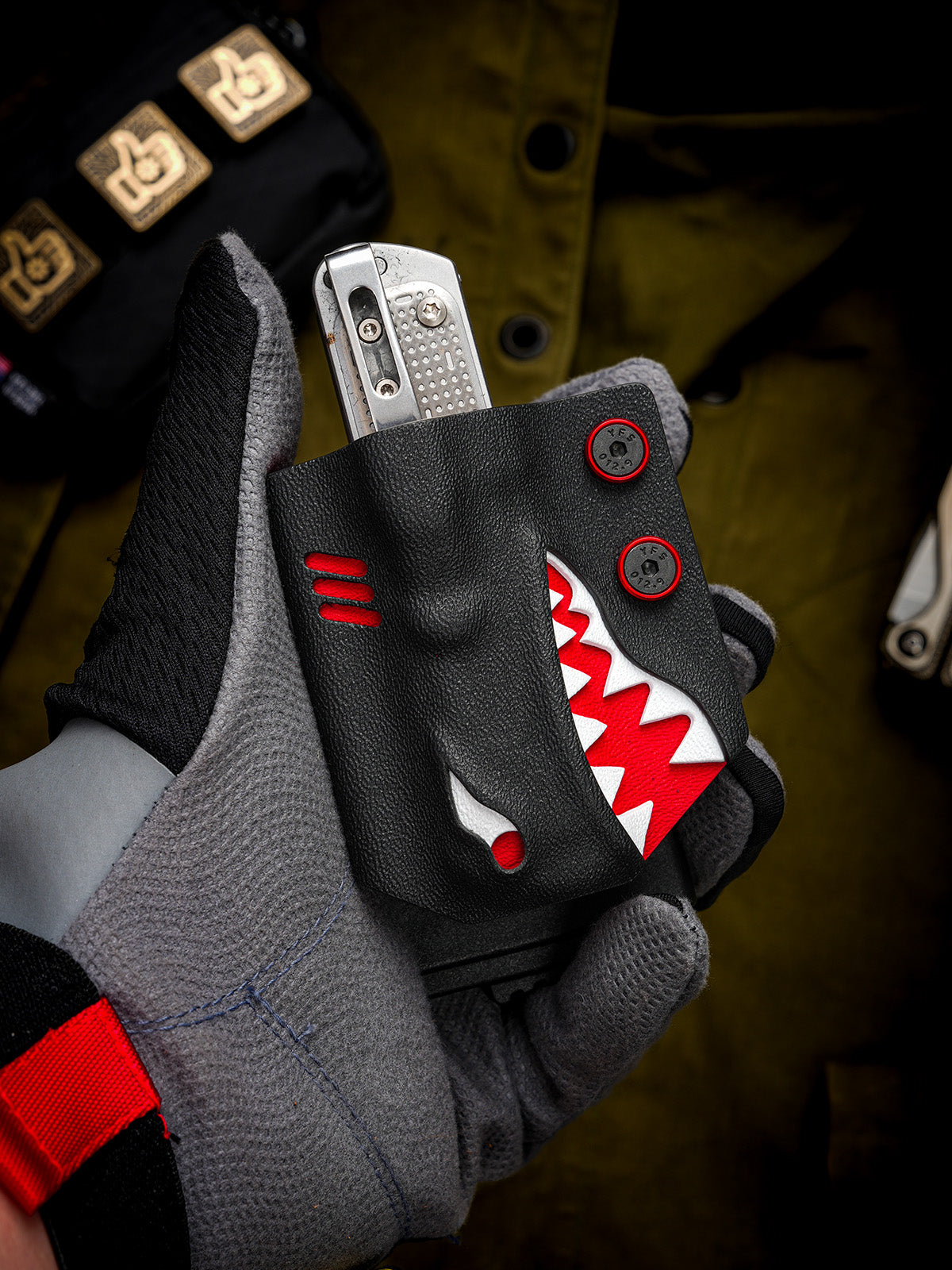 TACTICALGEEK Shark Kydex Multi-Tool Sheath – Handheld EDC View