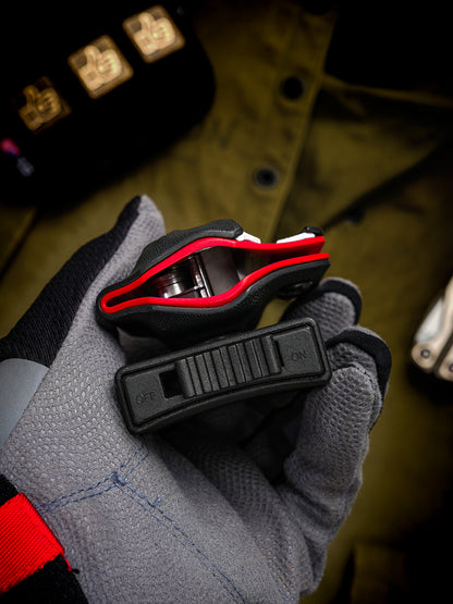 TACTICALGEEK Shark Kydex Multi-Tool Sheath – Quick-Release Mount Safety Lock Detail
