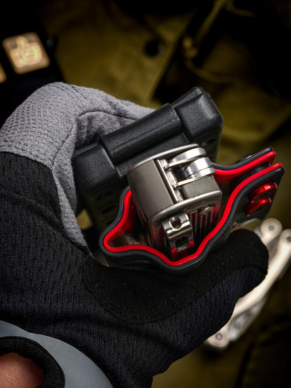 TACTICALGEEK Shark Kydex Multi-Tool Sheath – Top Opening and Retention Detail